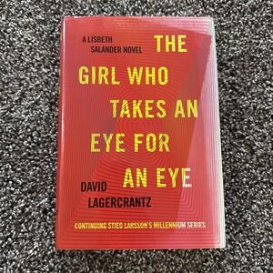 1st Edition GIRL WHO TAKES AN EYE FOR EYE David Lagercrantz Millennium‎ HC BOOK
